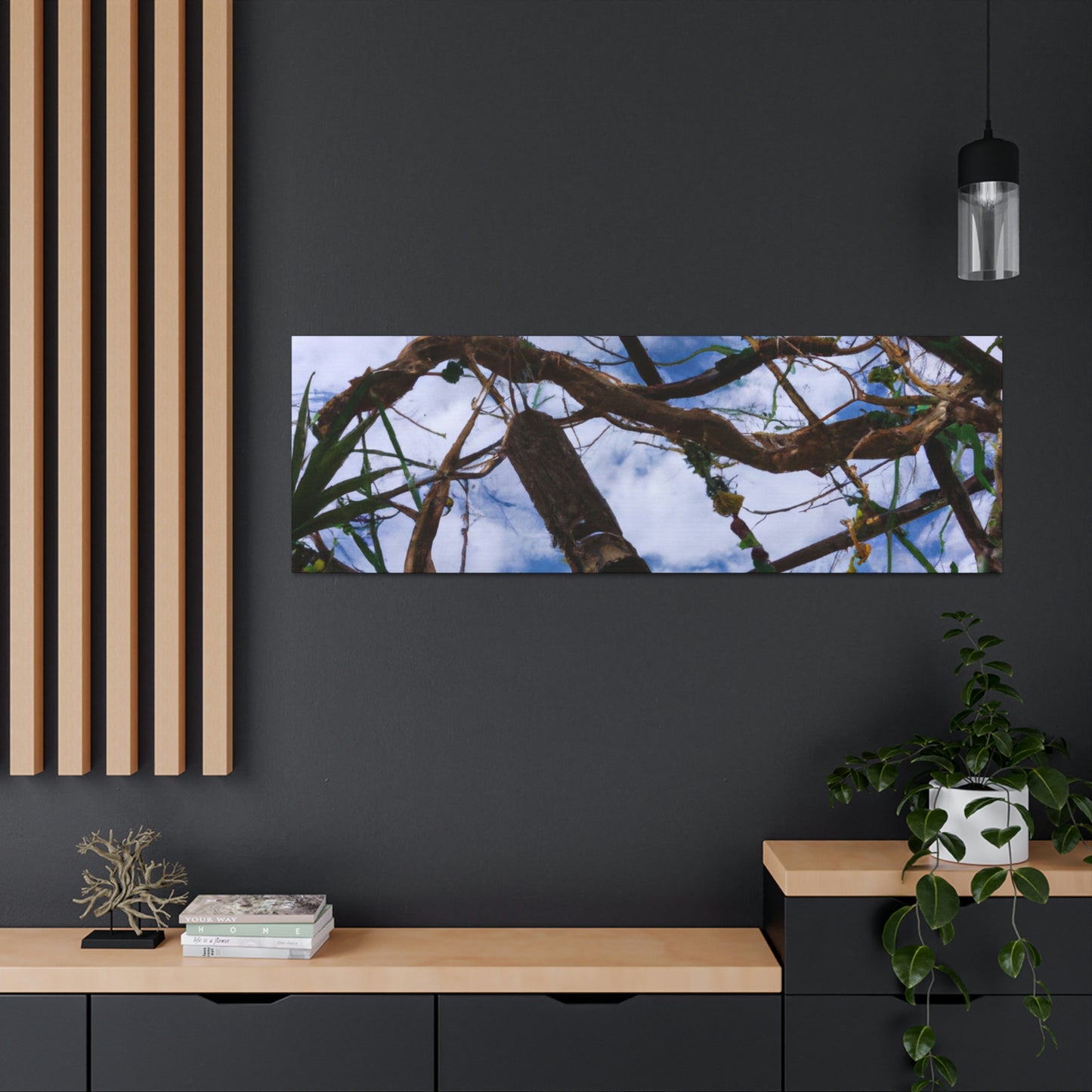 "Connections: A Nature-Inspired Art Installation" - Canvas