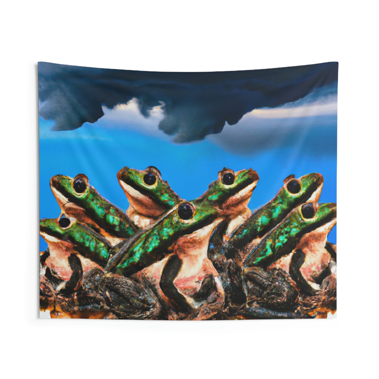 "Un coro de ranas en la tormenta" - The Alien Wall Tapestries