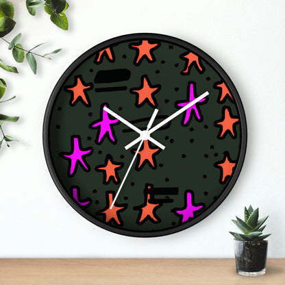 "Abandonado en el brillante cielo nocturno" - El reloj de pared alienígena