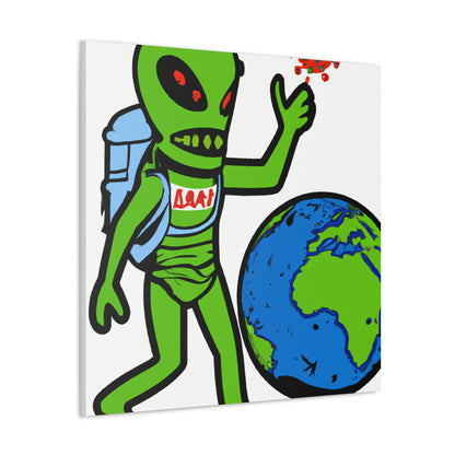 "Armageddon: Alien Exterminators vs Earth's Doom" - The Alien Canva