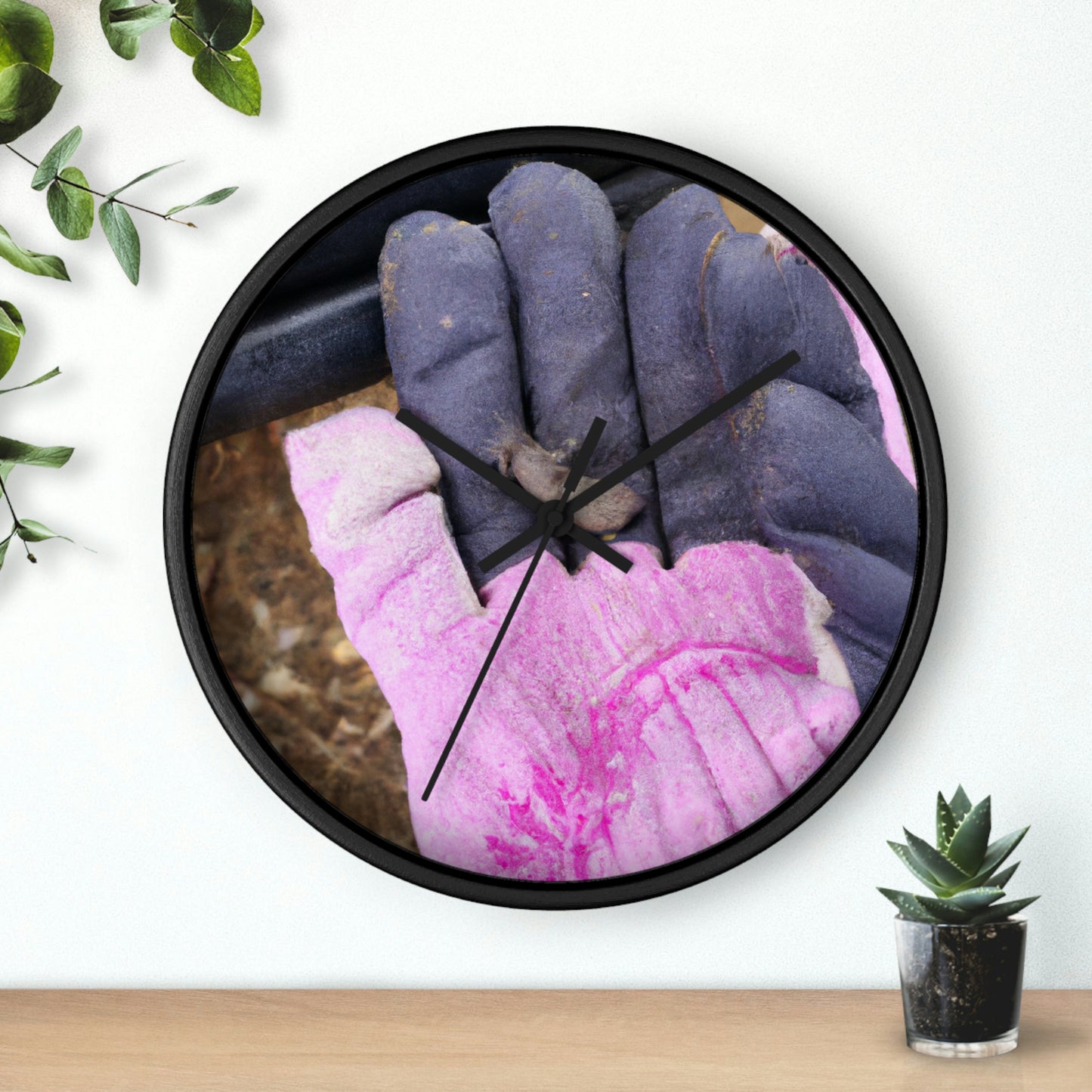 "A Tiny Home in an Old Glove" - The Alien Wall Clock