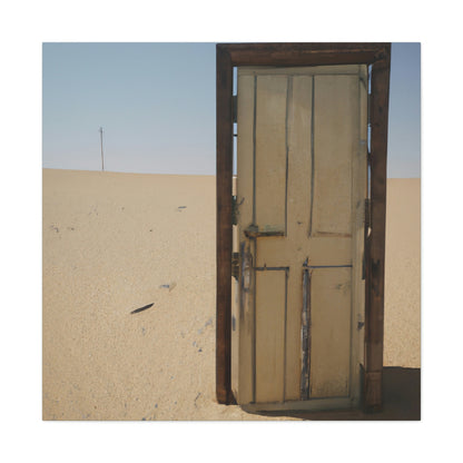 "The Mysterious Desert Door" - The Alien Canva