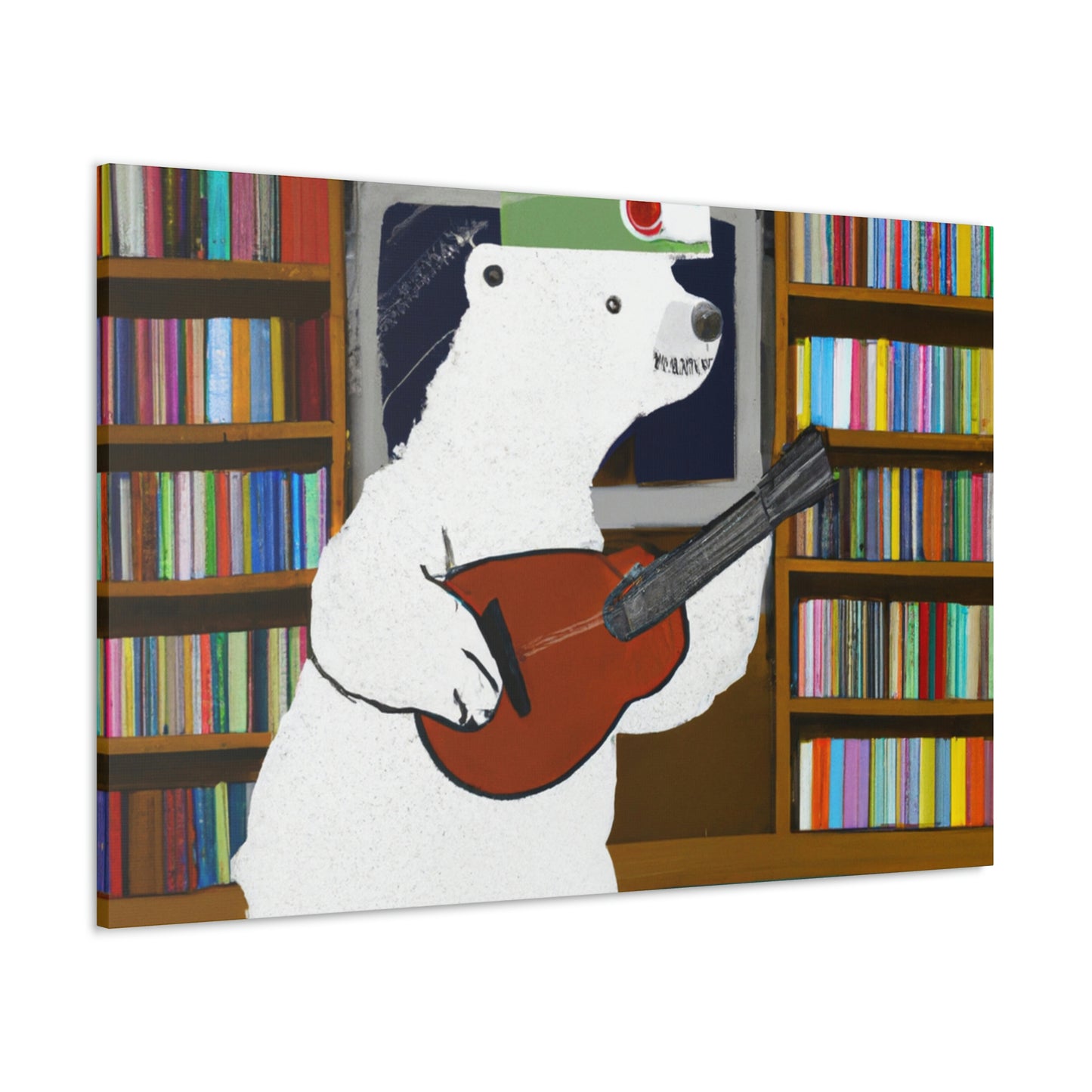 "Der Banjo-Bär der Bibliothek" - The Alien Canva