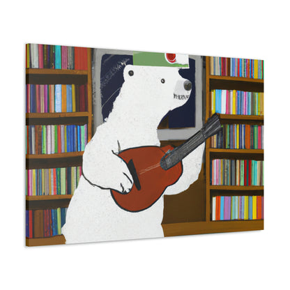 "The Banjo Bear of the Library" - The Alien Canva