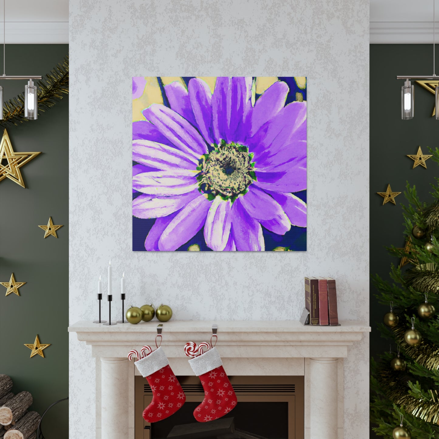 Purple Petals Popping: Create an Eye-Catching Daisy-Rose Fusion - The Alien Canva