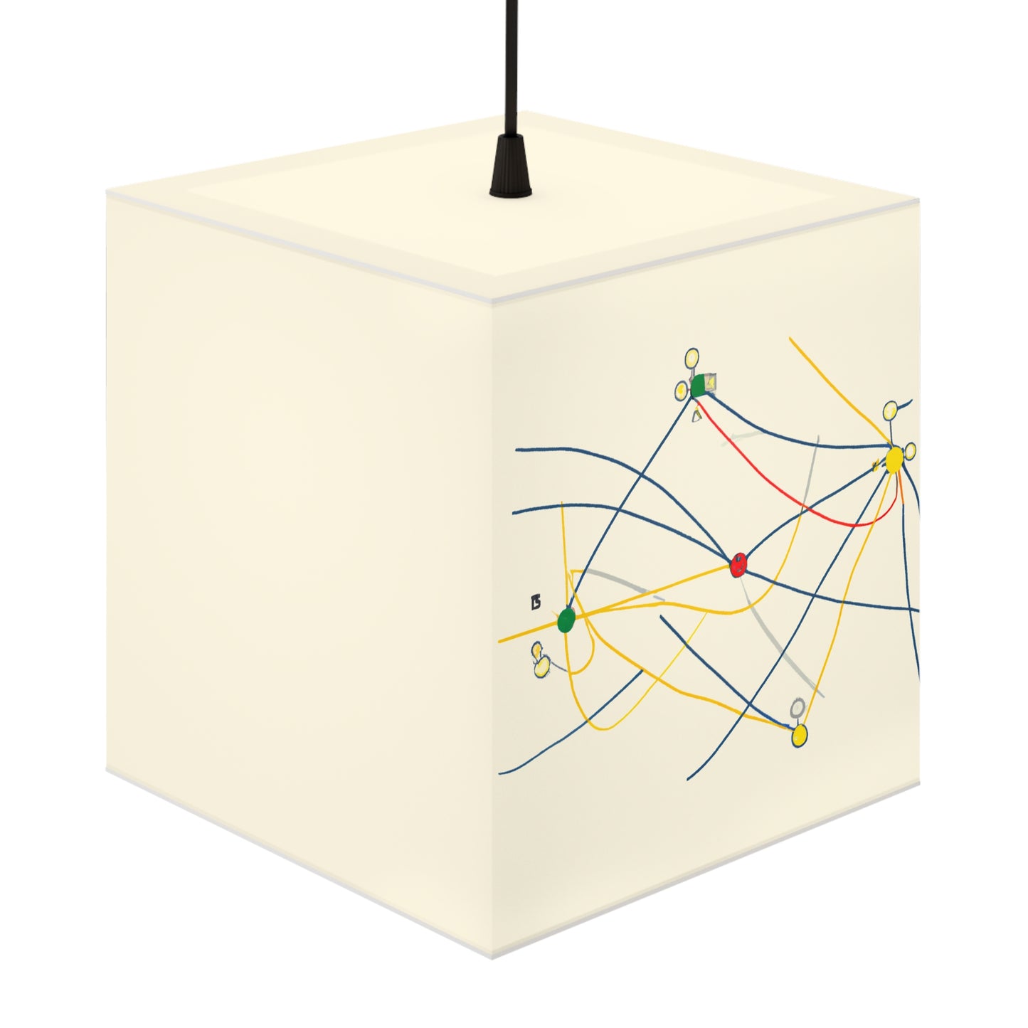 "Exploring the Dynamic Topology: Artful Visualization of a Network Structure." - The Alien Light Cube Lamp