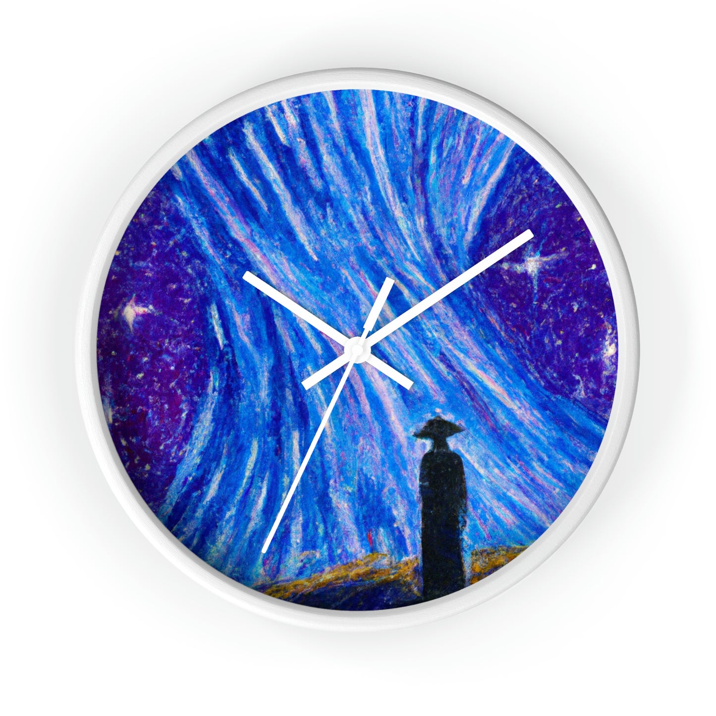 "A Starlit Solace" - The Alien Wall Clock