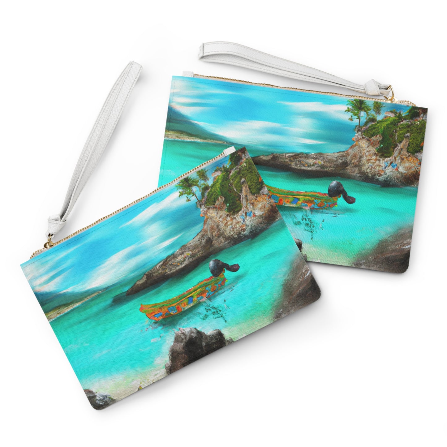 "Caribbean Fiesta on the Beach - A Digital Exploration of Mexican Culture" - The Alien Clutch Bag