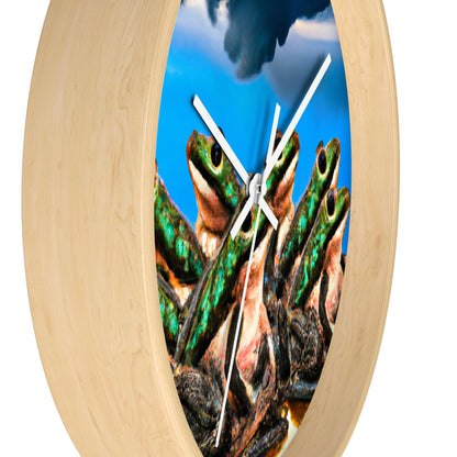 "A Frog Chorus in the Thunderstorm" - The Alien Wall Clock