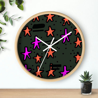 "Abandonado en el brillante cielo nocturno" - El reloj de pared alienígena