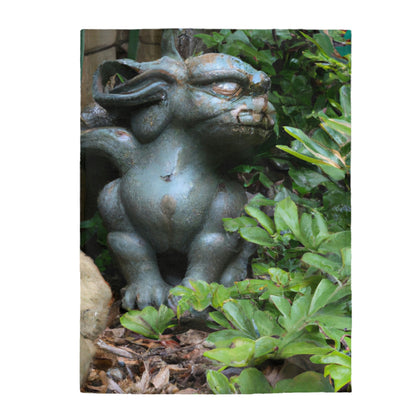 "Guardian of the Secret Garden" - The Alien Velveteen Plush Blanket