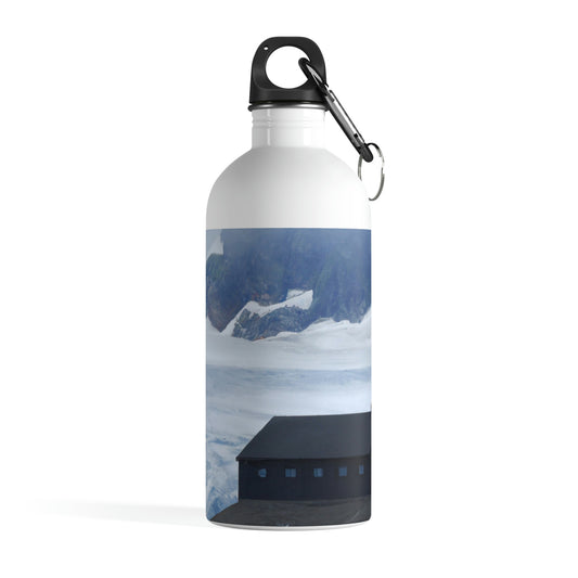 "Frozen Fears: A Haunted Glacier House" - The Alien Stainless Steel Water Bottle