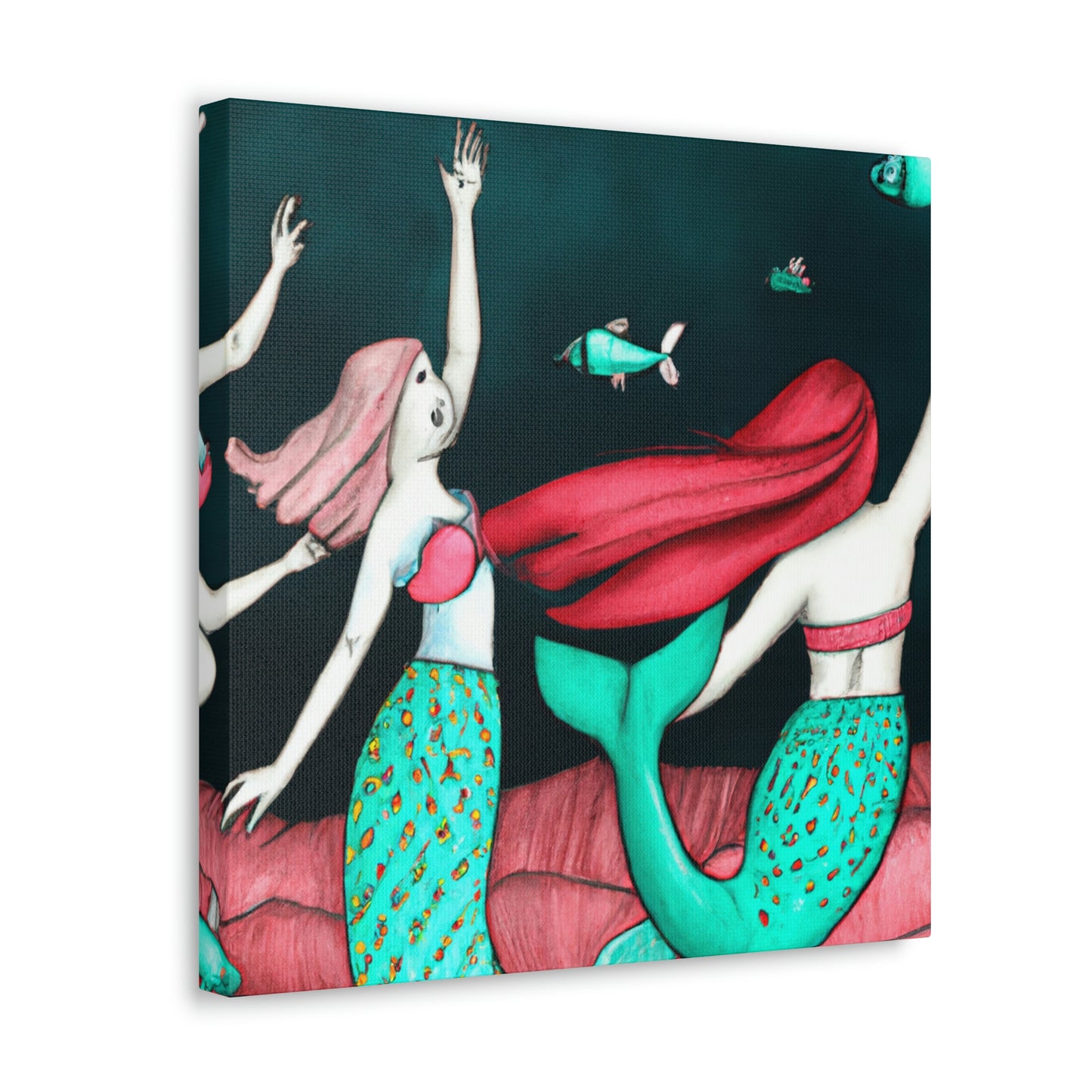 "Mermaids at Sea: The Battle to Preserve Their Home." - The Alien Canva