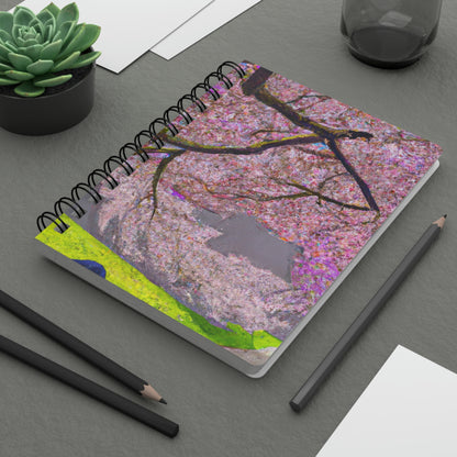 "A Moment of Calm Beneath the Cherry Blossoms" - The Alien Spiral Bound Journal