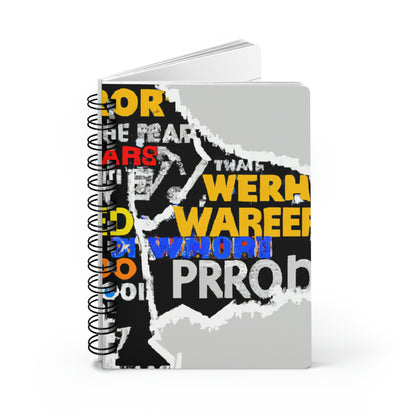 Superhero Word Pop Art - The Alien Cuaderno de espiral