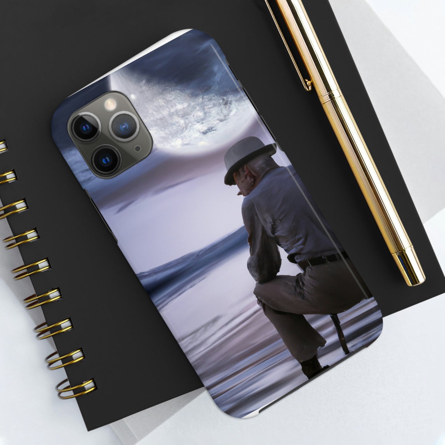 Moonlight Reflections on a Quiet Lake - The Alien Tough Phone Cases