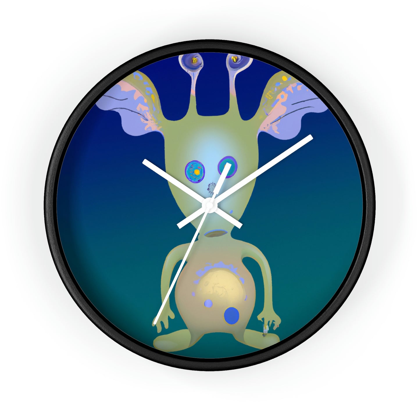 "Creating an Intergalactic Companion: Designing an Alien Pet for Kids" - The Alien Wall Clock