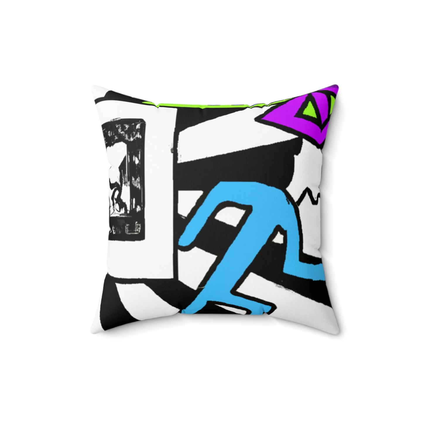 Saving Tomorrow: A Time-Traveling Adventure - The Alien Square Pillow