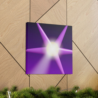 "The Mysterious Purple Star: A Celestial Prodigy" - The Alien Canva