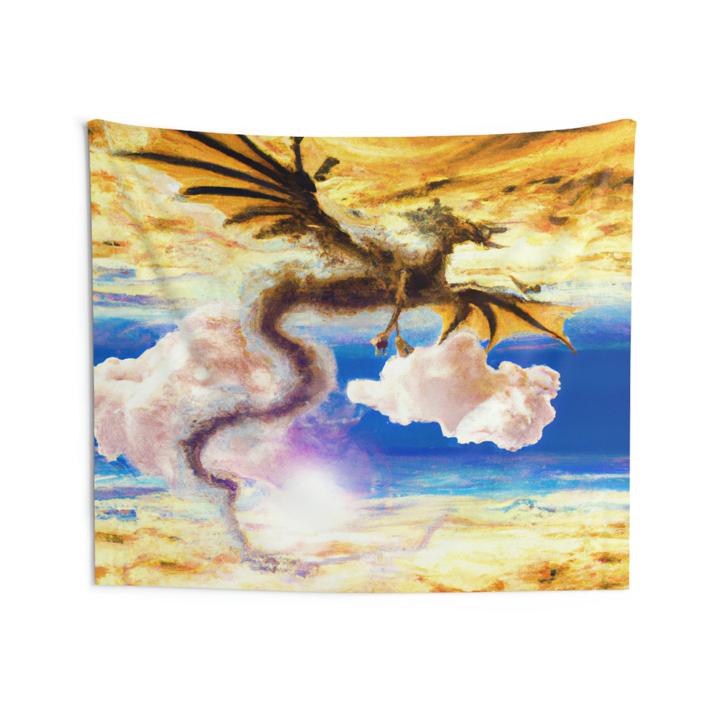 "A Heavenly Blaze with a Mystic Dragon" - The Alien Wall Tapestries