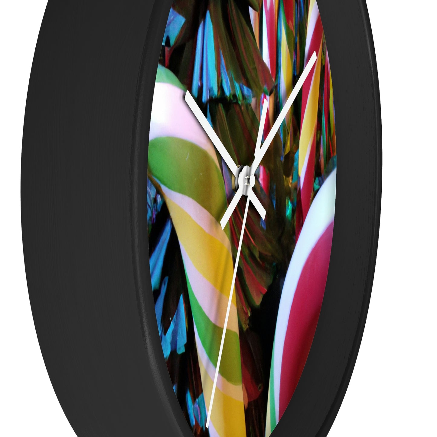 "Candy Cane Wonderland" - Die Alien-Wanduhr