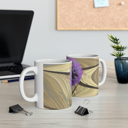 "A Blooming Miracle: Beauty in Chaos" - The Alien Ceramic Mug 11 oz