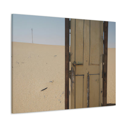 "The Mysterious Desert Door" - The Alien Canva