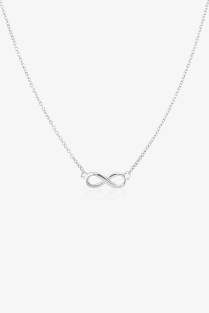 Figure 8 Lobster Clasp 925 Sterling Silver Necklace