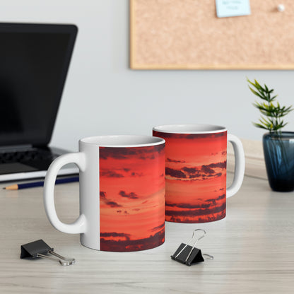 "Lonely Lighthouse on Fire" - The Alien Ceramic Mug 11 oz