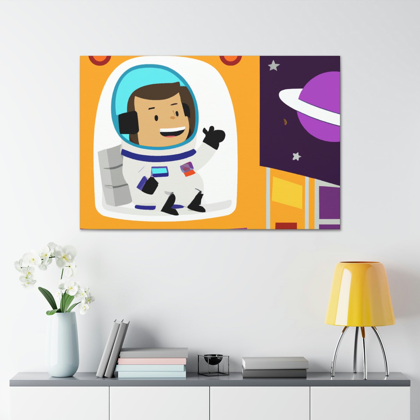 "Un viaje de sonrisas celestiales" - The Alien Canva