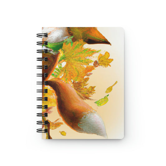 "Autumnal Adventure: A Fox's Mischief" - The Alien Spiral Bound Journal