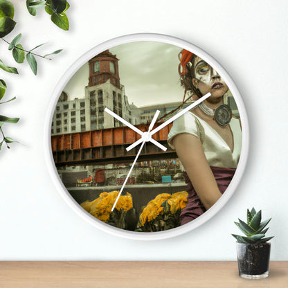 "ChronoTown: Where Time Stands Still" - The Alien Wall Clock