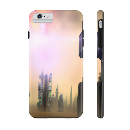 "Lost in the Cosmic Mist" - The Alien Tough Phone Cases