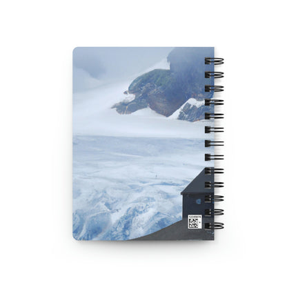 "Frozen Fears: A Haunted Glacier House" - The Alien Spiral Bound Journal