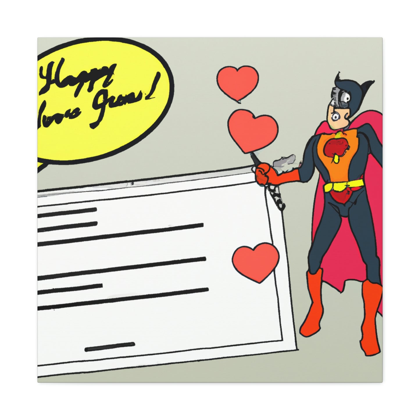 "To My Beloved Comic Book Hero: A Love Letter" - The Alien Canva