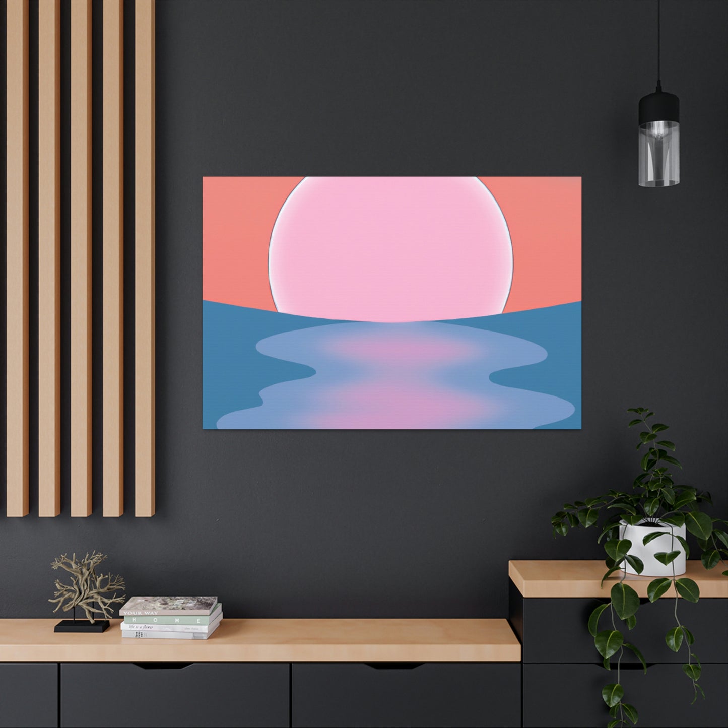 "Serenity at Sunset" - The Alien Canva