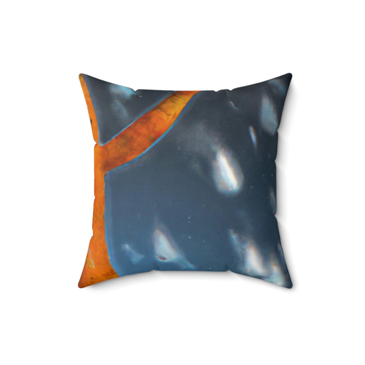 "Jubilant Jig in the Rain" - Das Alien Square Pillow