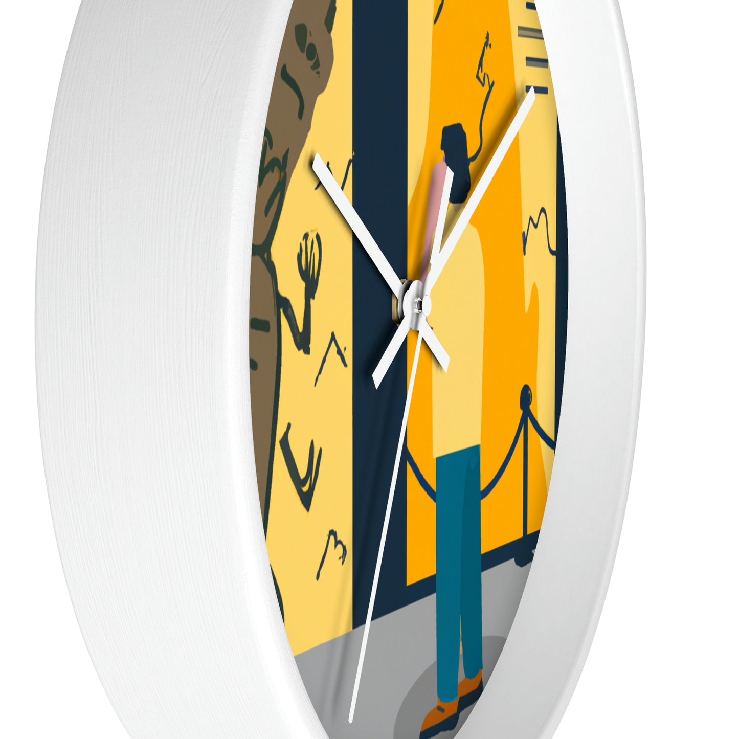 "Escape from the Museum Monster" - The Alien Wall Clock