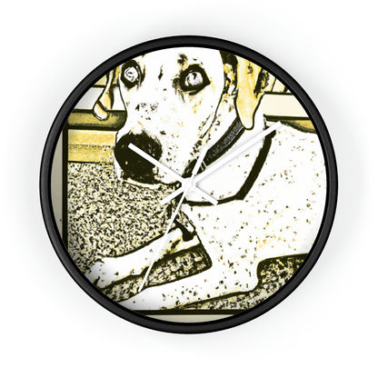 "Fur-tastic Fables: Vintage Comic Book Pet Portraits" - The Alien Wall Clock