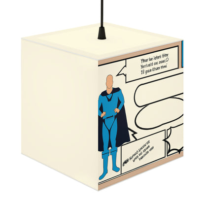 "The Chatter of a Classic: A Superhero Story Through Dialogue" - Die Alien Light Cube Lampe