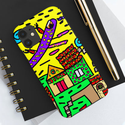 "A Slumbering Village of the Soaring Dragon" - The Alien Tough Phone Cases