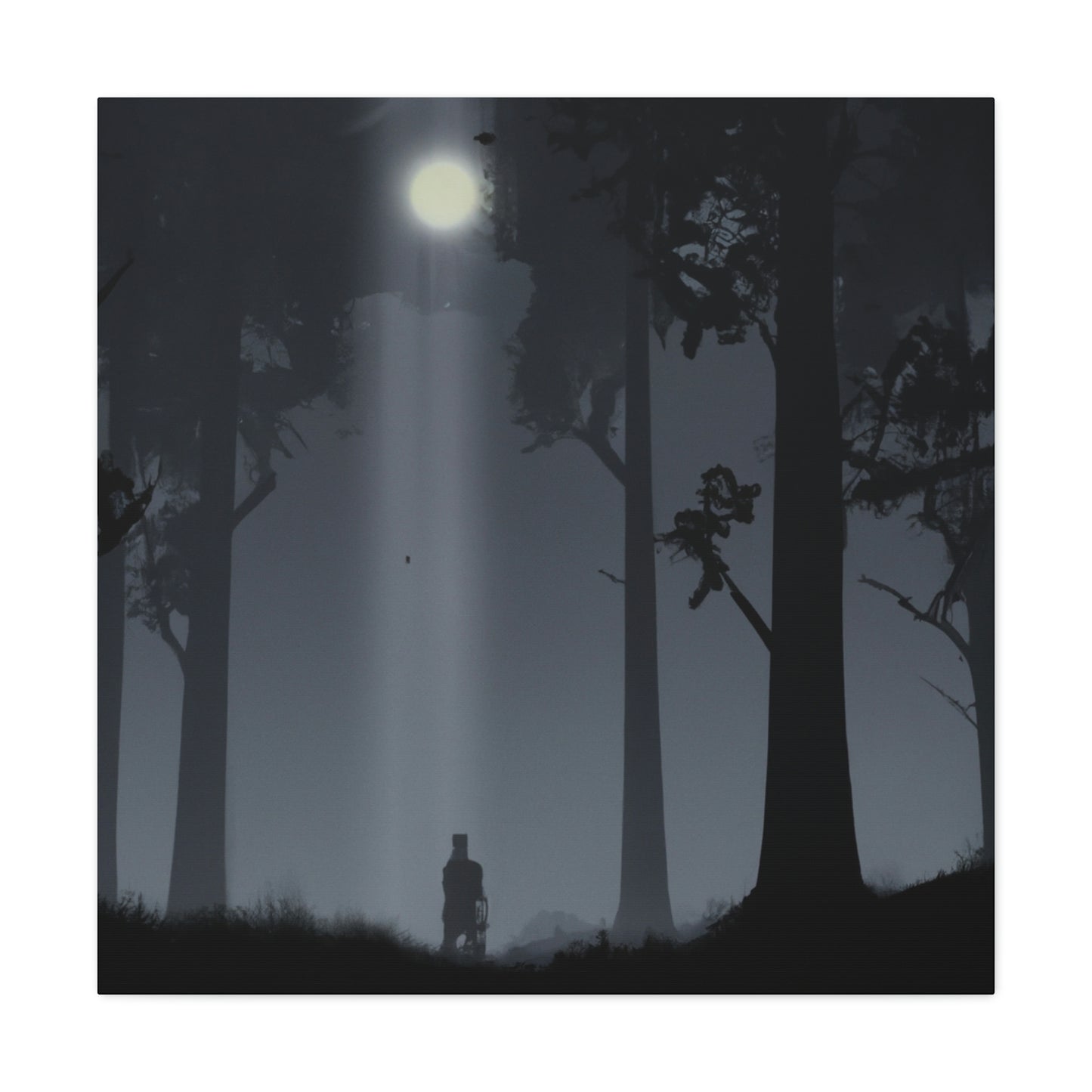 Lost in the Moonlight Forest. - The Alien Canva