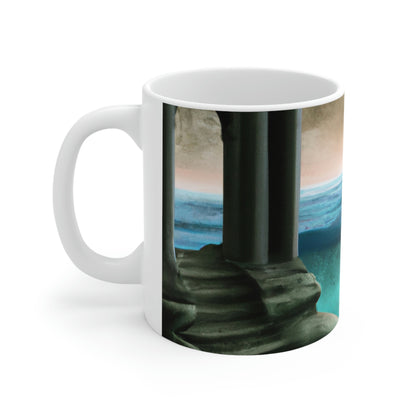 The Mystery of the Underwater Palace - The Alien Taza de cerámica 11 oz