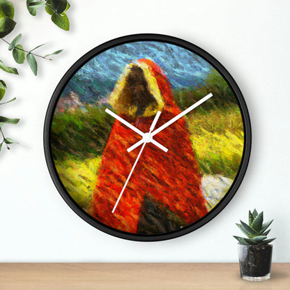 The Tattered Red Cloaked Stranger - The Alien Wall Clock