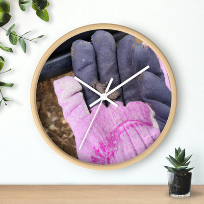 "A Tiny Home in an Old Glove" - The Alien Wall Clock