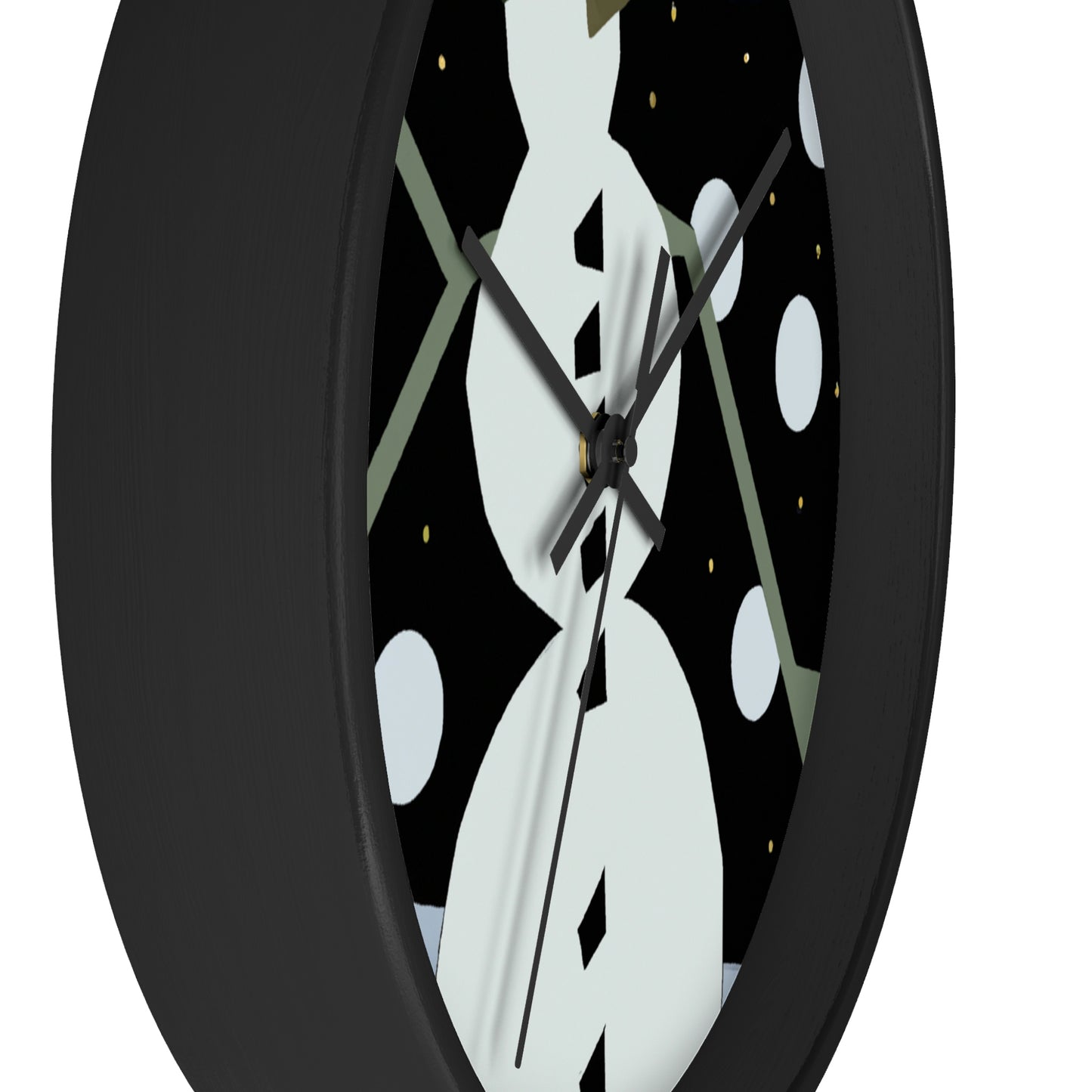 "A Winter Night's Wish" - The Alien Wall Clock