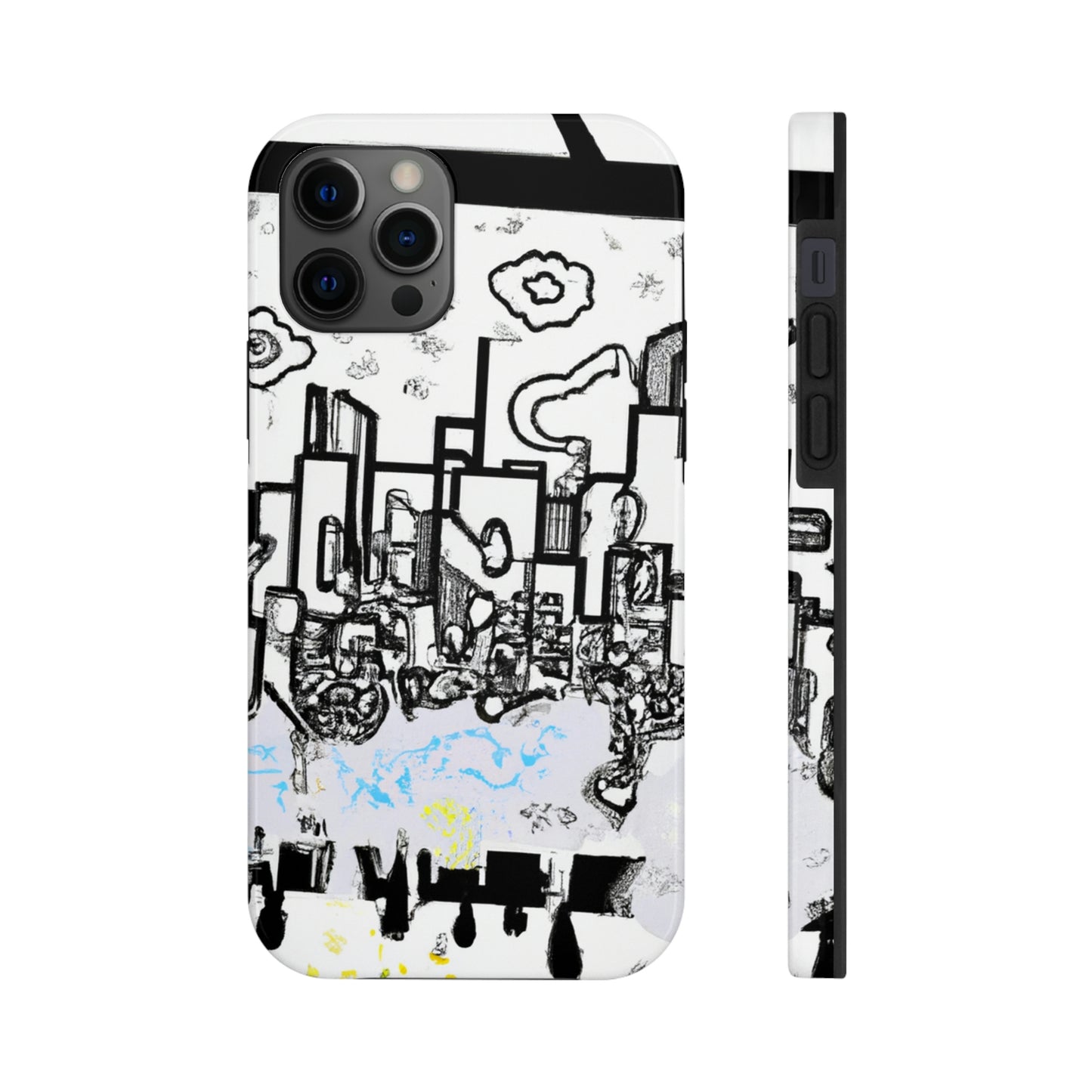 "Ghostly Haze: The Forgotten City". - The Alien Tough Phone Cases