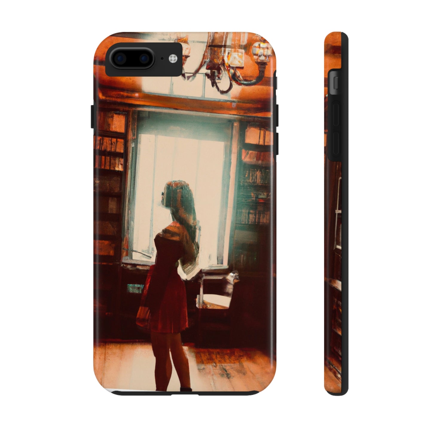 "The Enchanted Library Maze" - The Alien Tough Phone Cases