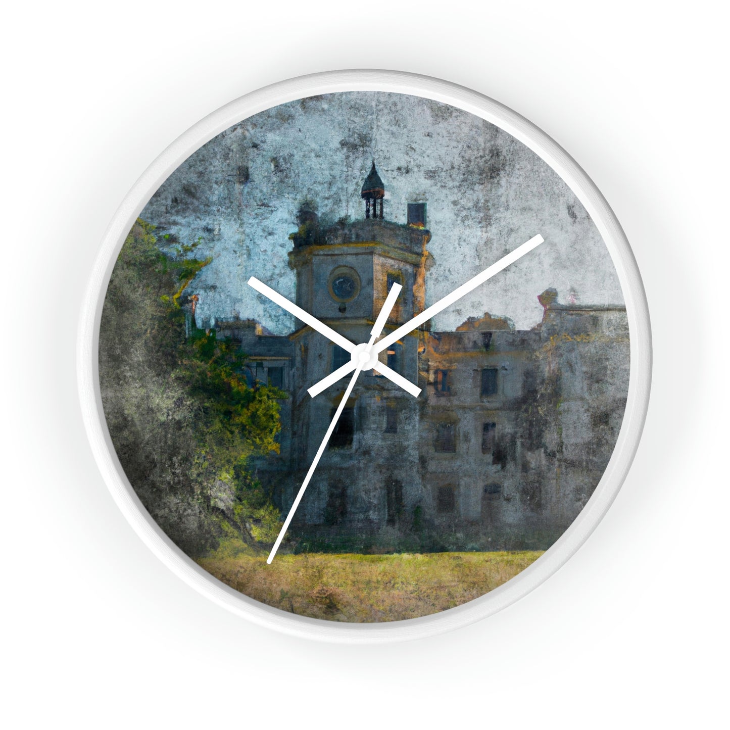 "The Forgotten Castle: A Faded Remembrance" - The Alien Wall Clock