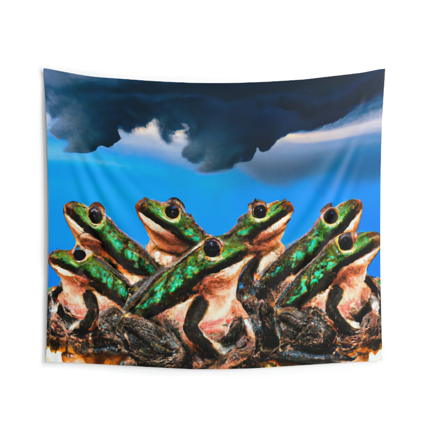 "Un coro de ranas en la tormenta" - The Alien Wall Tapestries